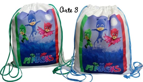 PJMASKS mochila 25x30 brinde