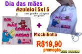 Dia Mães-Azulejo 15x15-Kit Personalizado
