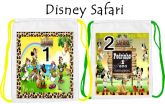 Disney Safari - Mochila brinde