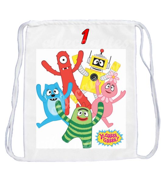 MOCHILA YO GABBA GABBA 25x30