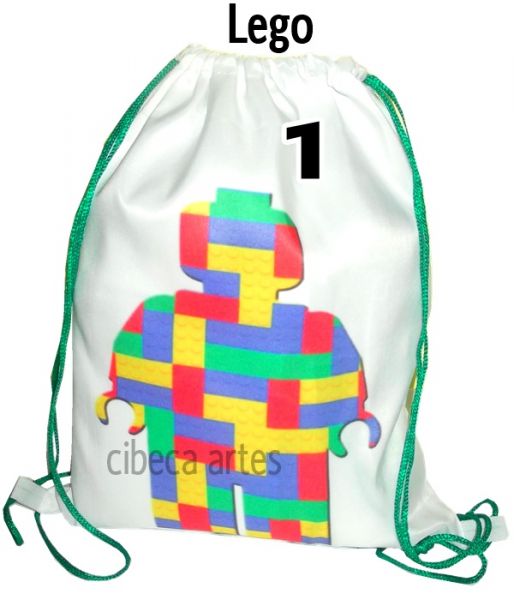 Lego mochilas 25x30 brinde