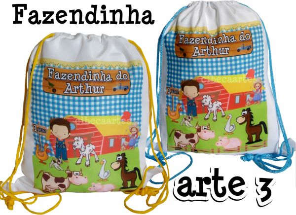 Fazendinha Mochila 25x30