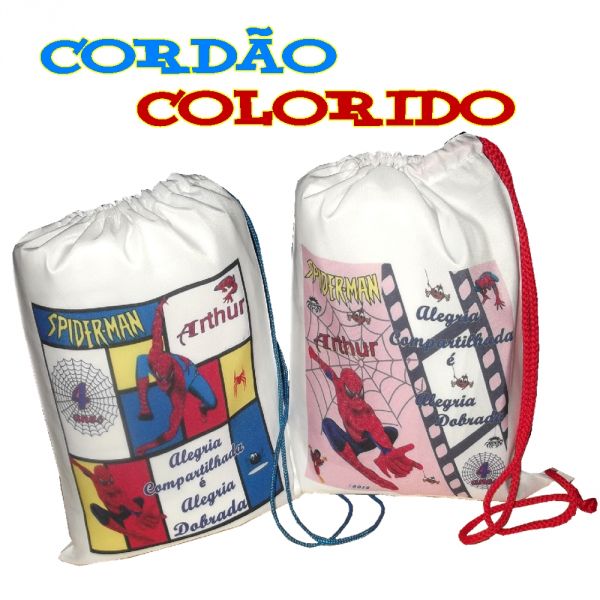 HOMEM ARANHA brinde Mochila 25x30