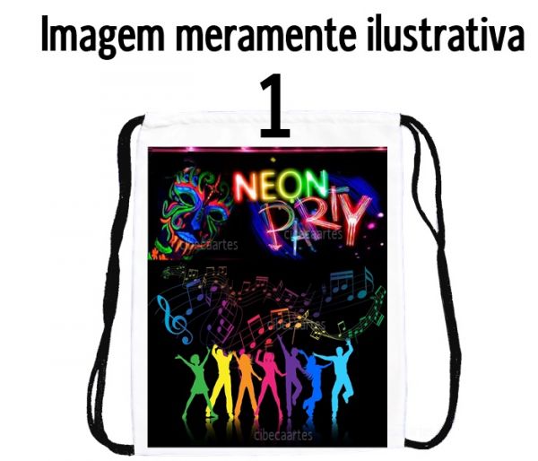 Festa Neon brinde mochila 25x30