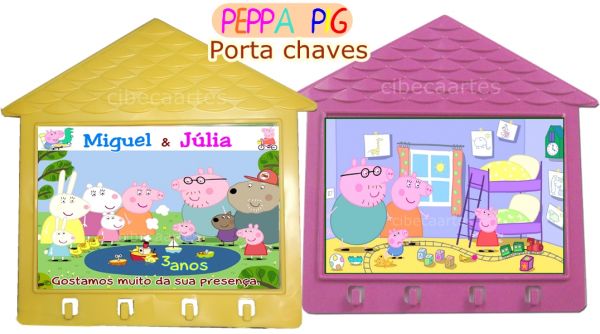 Peppa Pig Brinde Porta chaves