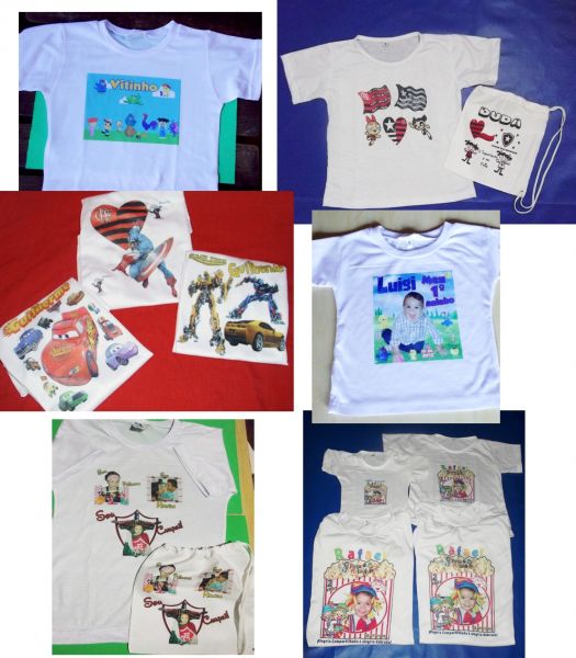 CAMISA INFANTIL TEMAS